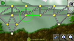 N'oubliez pas de créer des triangles pour que votre pont soit solide !